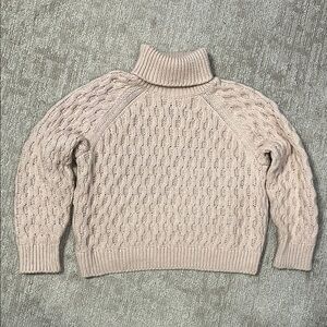 Cable Knit Turtleneck Sweater